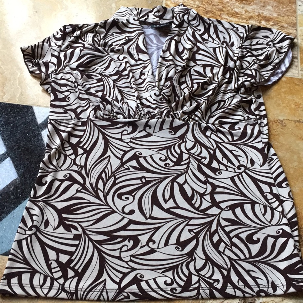 JKLA California stretch-polyester modest Vneckline